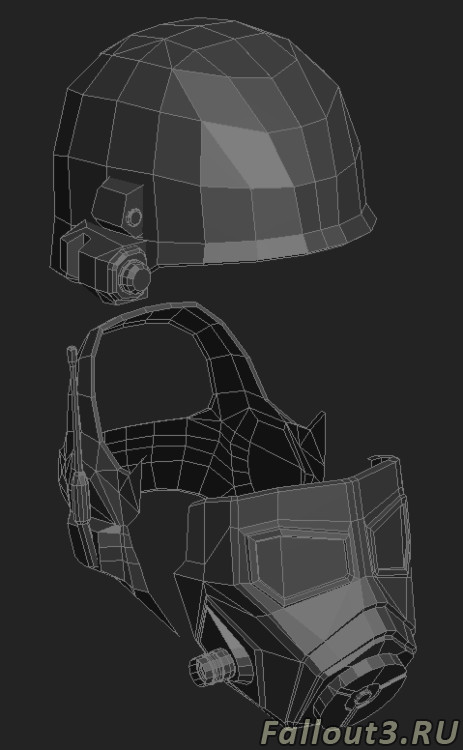 NV desert helmet (3D)